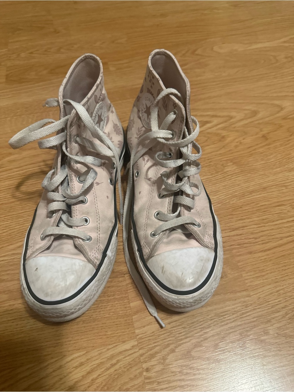 Light Pink High-Top Converse